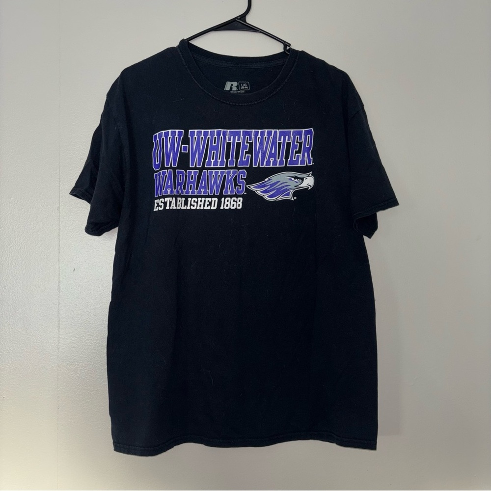 Russell Athletic Black UW-Whitewater T-Shirt